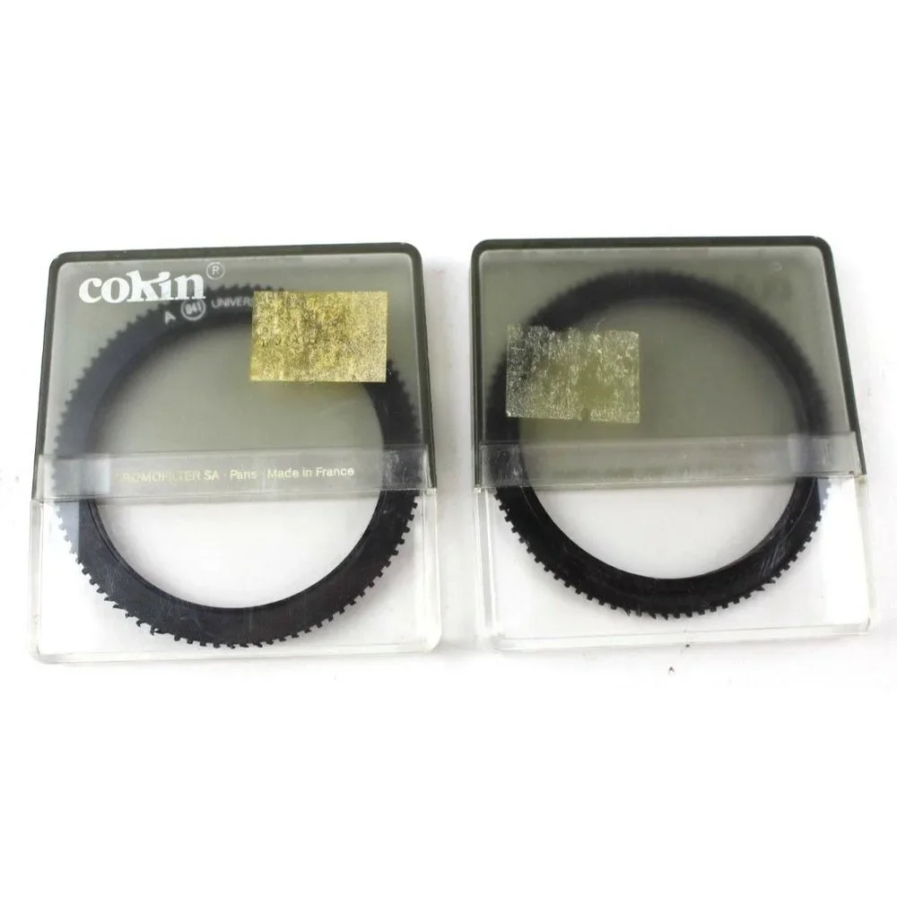 12 Piece Lot Soligor Lens Yashica Flash Cube Cokin Cromofilters with Case Etc.